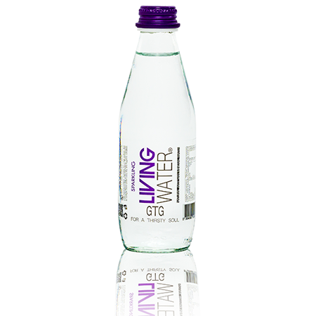 GTG Living Water 330ml Glass Bottle – Sparkling – Single Bottle