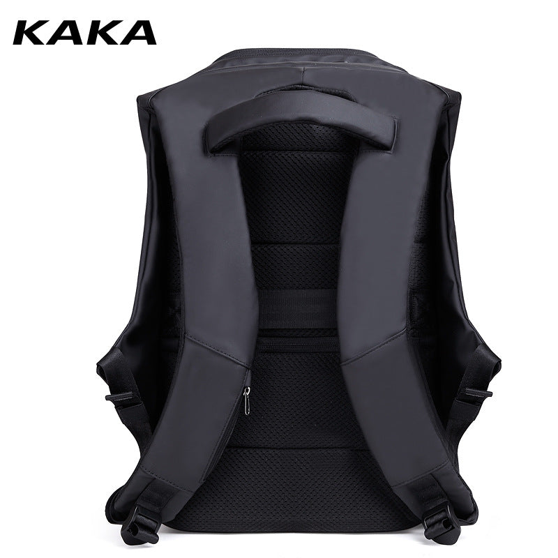 New Features Multi-Compartment Atmospheric Backpack Usb Technology Men's Bag Business Bag Backpack